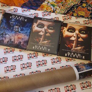 DEAD SILENCE *SHOUT FACTORY GIFT SET* 4K + Blu-Ray + Slipcovers + Posters